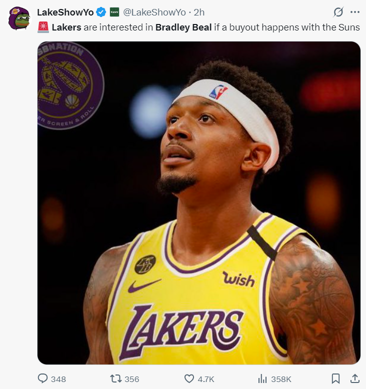 kaiyun-湖人底薪签回海斯！12+2名单还未签蒂耶罗 坐等太阳买断比尔？