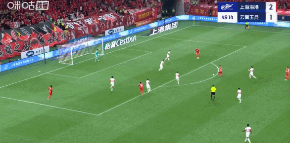 开云官网-中超战报：刘若钒两射一传，上海海港4-2云南玉昆