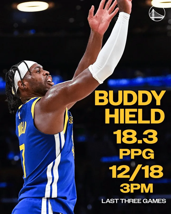 开云官网-勇士官方晒希尔德近三场数据：巴迪最近正火力全开